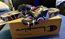 Champion IPO Comic Black/White/Red Sport Slide Sandal MENS 8 NEW FAST SHIPPING