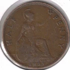 1931 George V Half Penny — photo from another recent sale