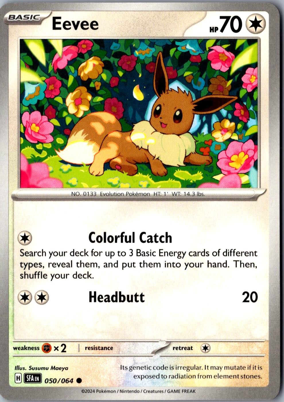 Eevee 2024 Scarlet & Violet: Shrouded Fable #050/064 Base Price