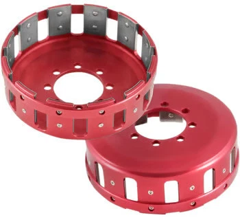 Cesta de embrague Barnett Billet - roja motocicleta bicicleta de calle 321-25-01812 1132-0258 Foto 2 de 4