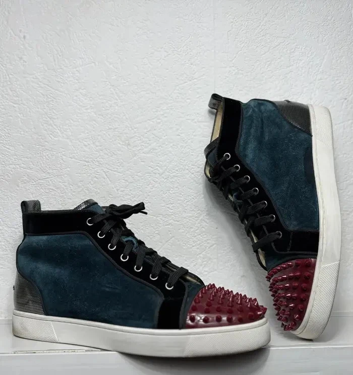Christian Louboutin “Golfito” leather and suede sneakers size 13.5. Multi-colors Christian Louboutin | Shoes | Christian Louboutin Golfito  main image 2