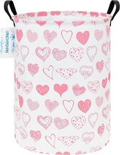 Laundry Basket Canvas Fabric Collapsible Organizer Basket for Storage Bin Toy