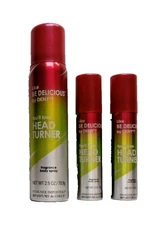 Designer Imposters HEAD TURNER body spray 2.5 oz + (2) 0.5oz cans Brand New