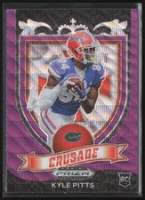2021 Prizm Draft Picks Collegiate Kyle Pitts Purple Wave #167 Crusade RC Florida