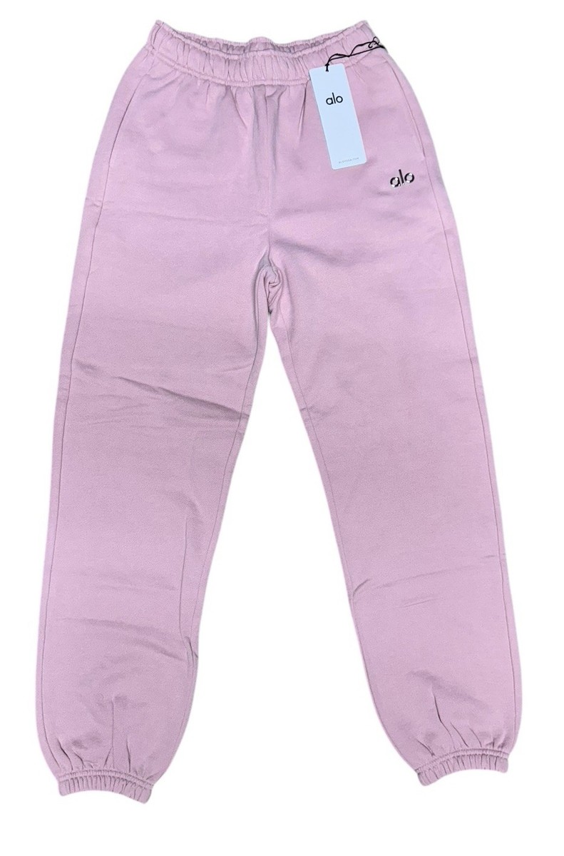 ALO YOGA Accolade Sweatpant Ballet Pink Unisex Size Small