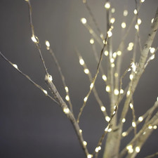 24/144 LED Birch Warm White USB Battery Tree Light for Christmas Home Decor Gift