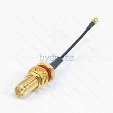 Long SMA female 20mm Screw bulkhead Waterproof to IPX IPX1 UFL Coax cable bydpet