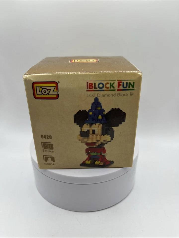 LOZ Diamond Blocks Mickey Mouse MAGICIAN ?PCS Set by LOZBlock SEE RARE FIND - Image 4 of 4