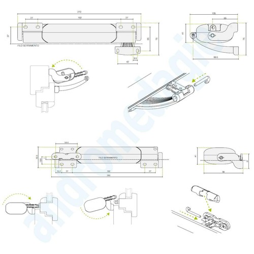 SMART 200N accionamiento por cadena motor de cadena para tragaluces tragaluces techo - Imagen 3 de 11