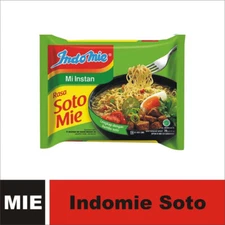 KP INDOMIE KUAH SOTO MIE HALAL Instant 10 PCS Savory Indonesian Noodle