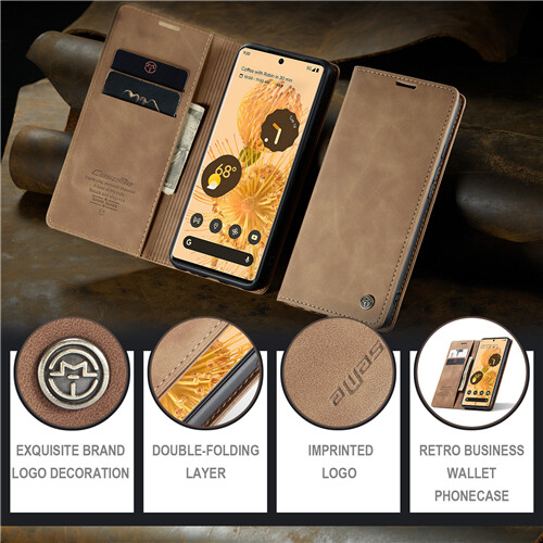 For Google Pixel 9 Pro XL 8 7 Pro 7A 6 Pro PU Leather Magnetic Flip Wallet Cover - Picture 2 of 28