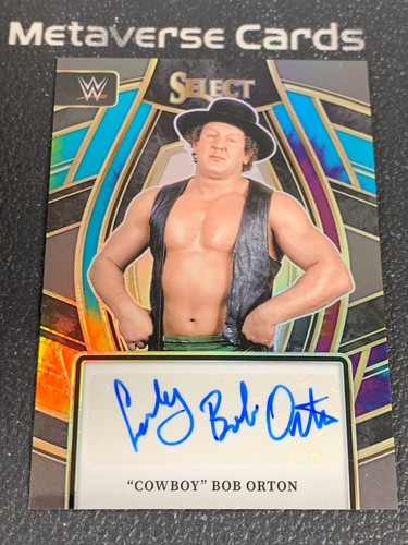 2024 Select WWE "Cowboy" Bob Orton Auto Tie-Dye 18/25 Legend