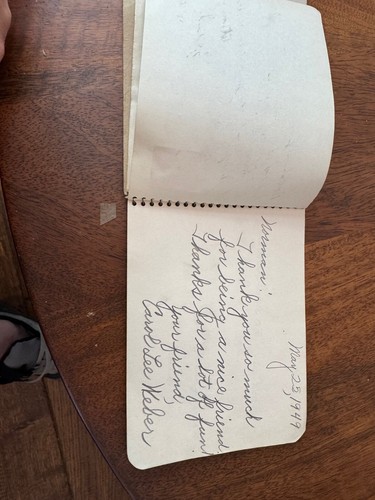 Vintage WWII Tapes, 1949 Autograph Book, Photo, & More - Montague Estate Lot - Bild 6 von 13