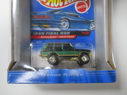 1999 Hot Wheels Final Run Green Range Rover - Picture 3 of 5