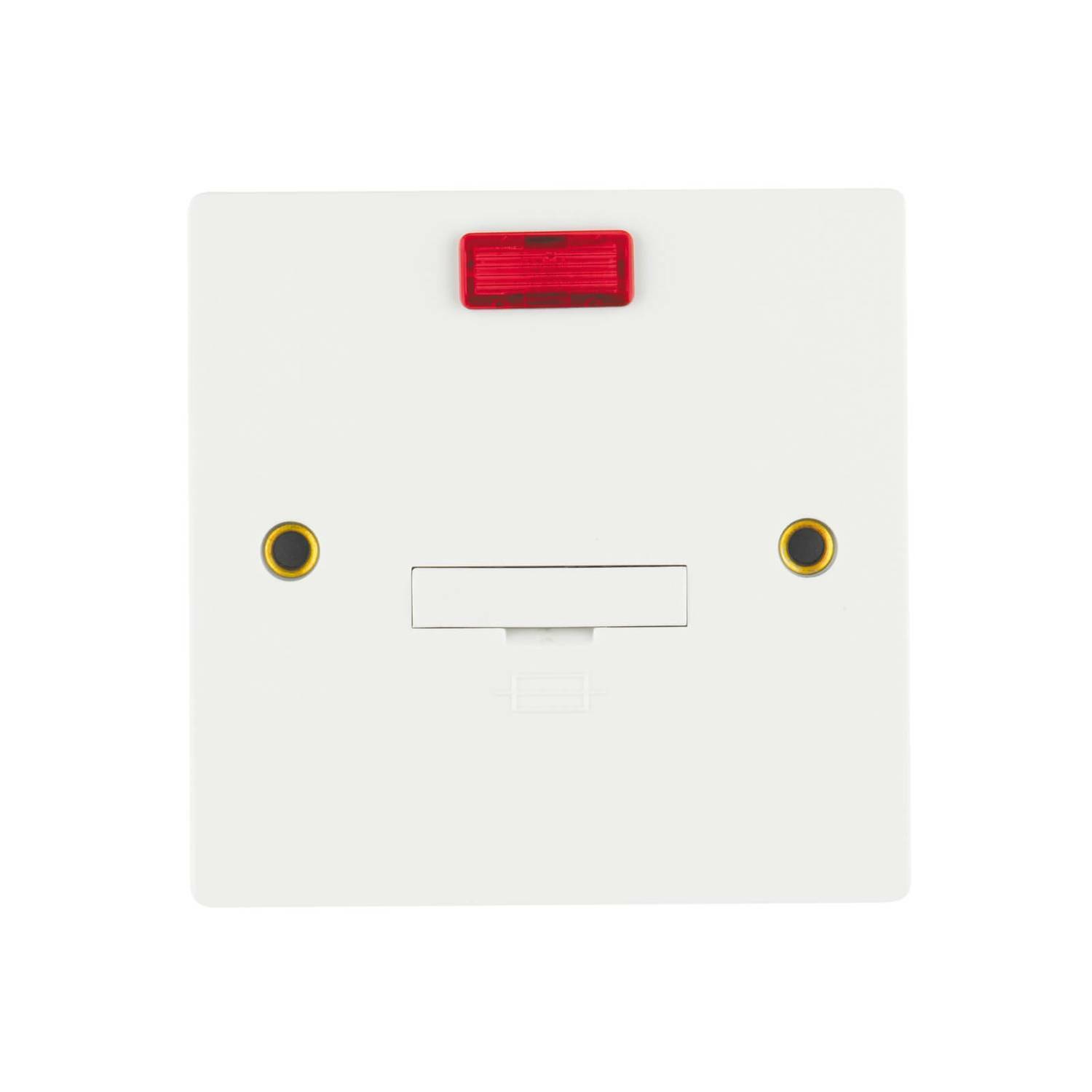 Arlec 13A Unswitched Fused Connection Unit with Flex Outlet and Neon Indicator
