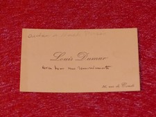 CdV 4 Autographed Words Louis Dumur (Writer Journalist Poet) Ca 1920 Mercury