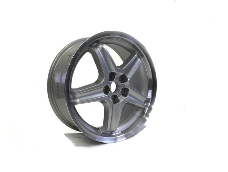 Dodge Stratus 17" Wheel Silver Machined Factory OEM 2174 2002-2005 - Image 3 of 4