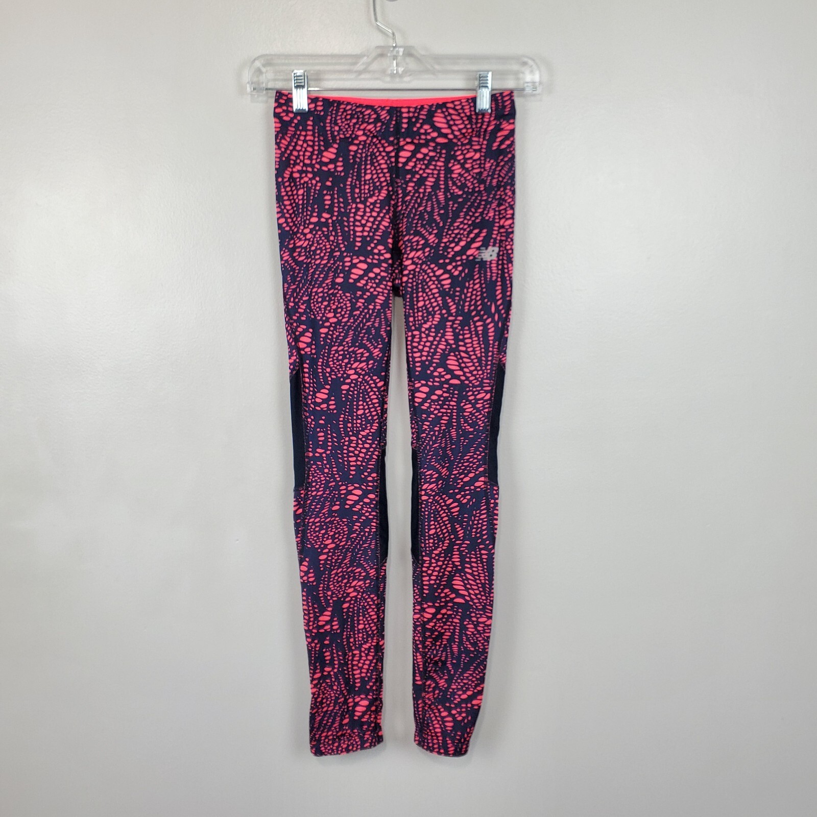 New Balance Activewear Athletic Reflective Running Strips Leggings Size XS