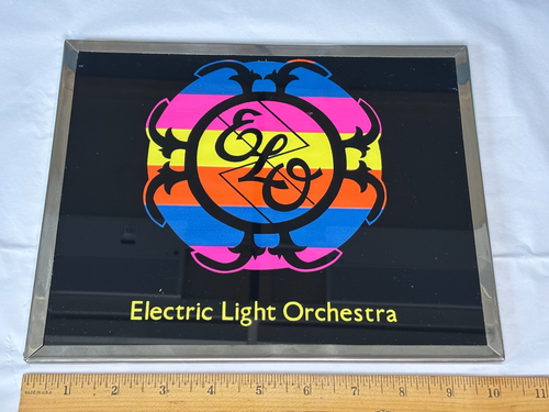 Electric Light Orchestra ELO Rock Music Carnival Mirror 8"X10" Metal Frame VTG - Bild 3 von 9