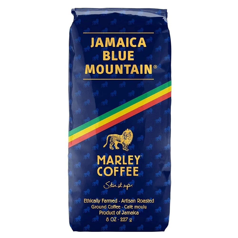 Marley Coffee Talkin' Blues, Jamaica Blue Mountain Whole Bean (8oz)