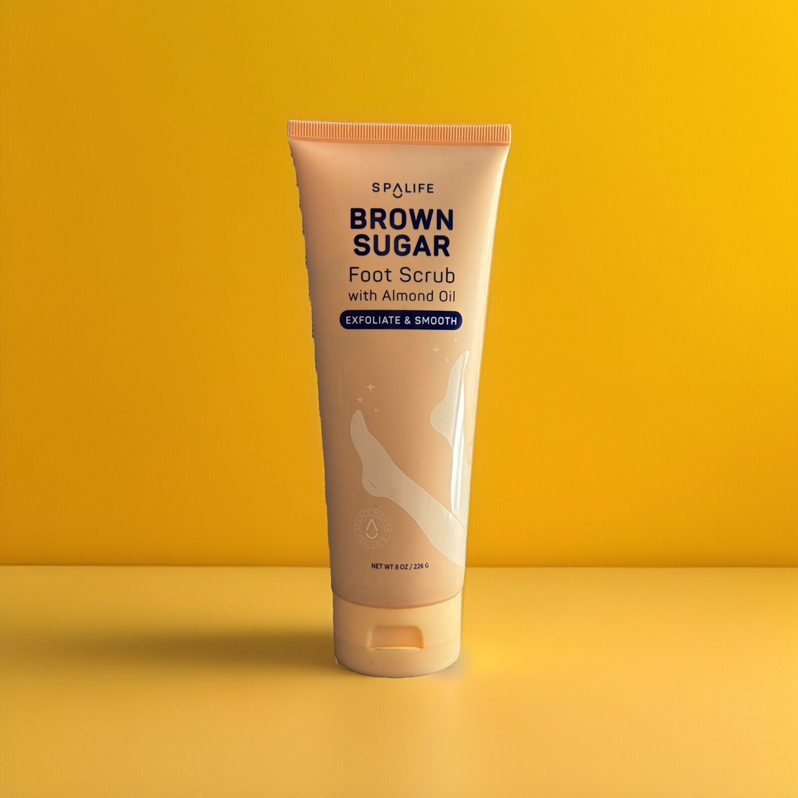 Spa Life Brown Sugar Exfoliating Foot Scrub Exfoliate & Smoo