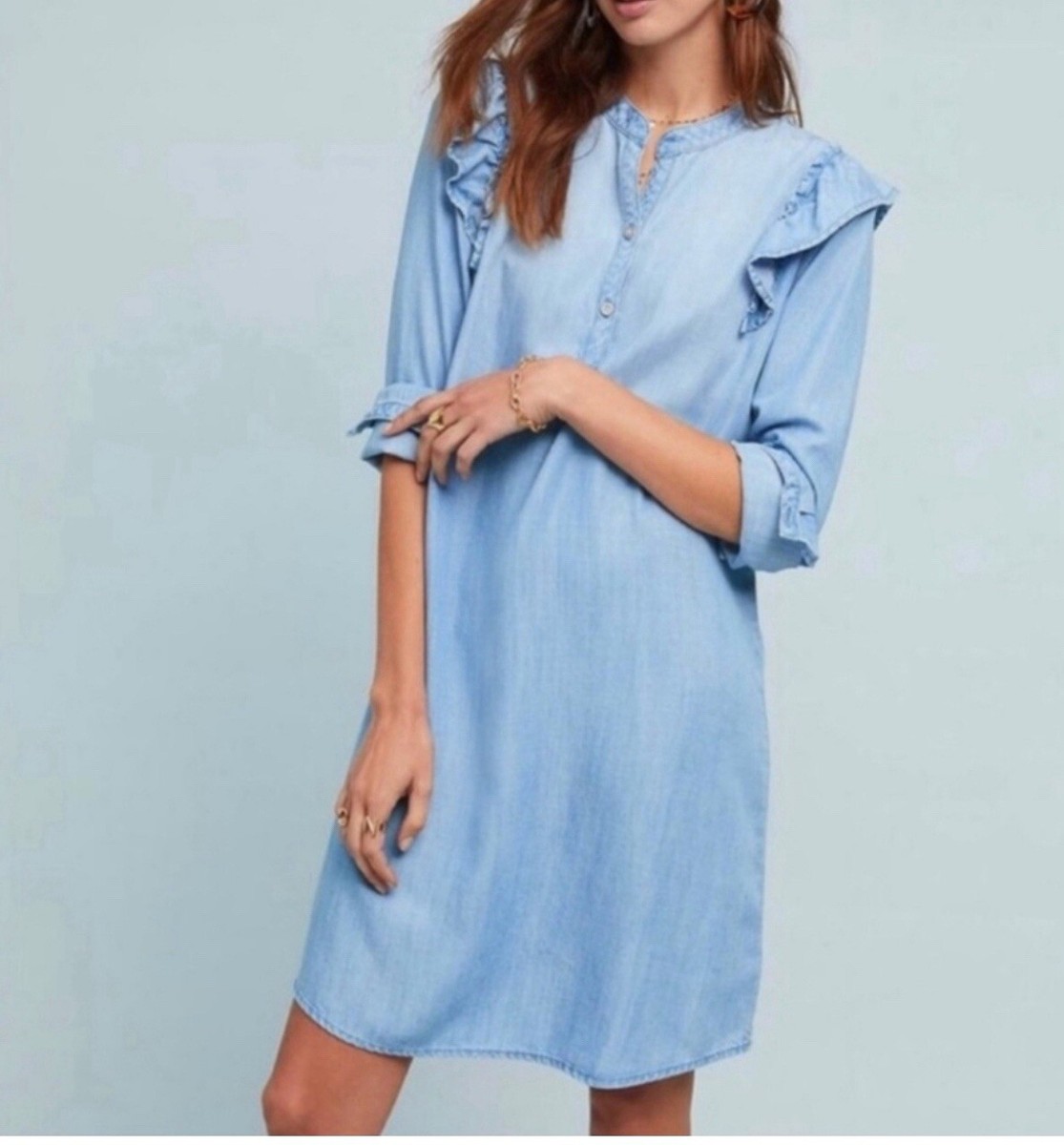 cloth and stone western yoke shirt dress Embroidered Icon Shirt Dress Iz and Oak Western Couture