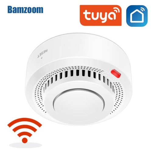 WiFi Smoke Detector Tuya Smart Life Smokehouse Firefighters Alarm (8 Items Lot)