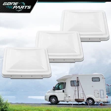 3 pack 14"X14" RV Replacement Roof Vent Cover White Camper (Trailer) Vent Cover