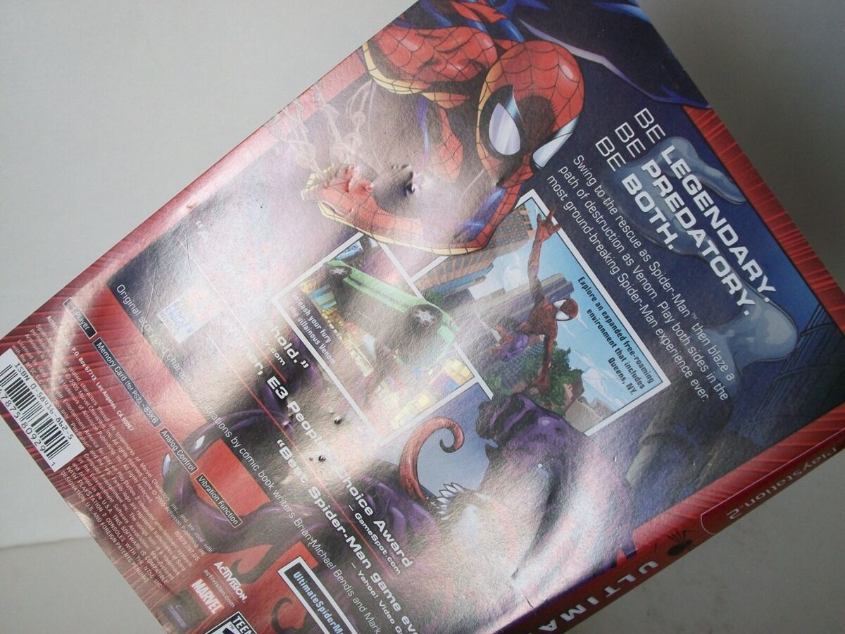 Ultimate Spider-Man PlayStation 2 PS2 Greatest Hits Game Case Spiderman  Marvel