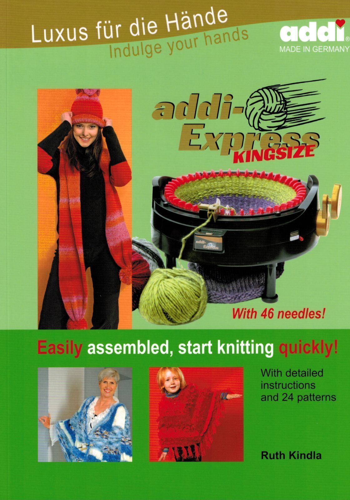 Addi Express Kingsize With 46 Needles Pattern Book (9783981441536)