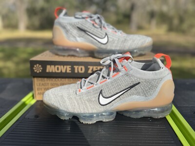 Size 9.5 - Nike Air VaporMax 2021 Flyknit Light Bone Lime Ice Women Shoes (Z8)