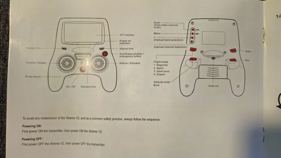 RC Logger DroneArt RC FPV Eye Xtreme v2 Drohne Quadrokopter Body + Motoren - Bild 4 von 4