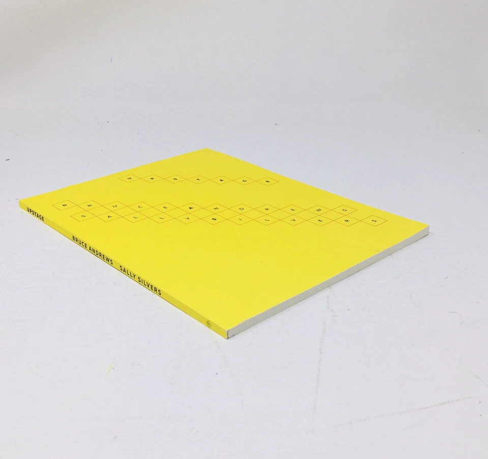 Upstage ARC by Bruce Andrews & Sally Silvers Poems Poetry Poet Uncorrected Proof - Image 3 of 4