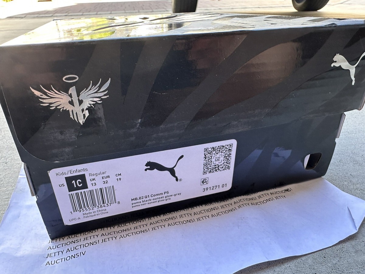 シューズ(男性用) MB.02 black-sunset glow New PUMA X LaMelo Ball MB.02 