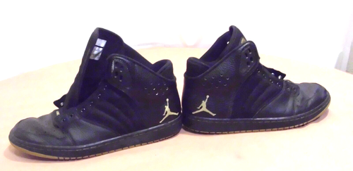 Shoes Nike Air Jordan 1 Flight 4 Black & Gold 838818-070 Size Youth 9 High Top - Picture 3 of 16