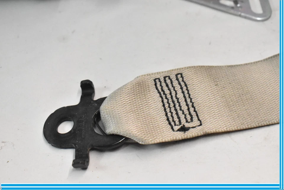 09-12 BMW 750Li CINTURÓN DE SEGURIDAD DELANTERO IZQUIERDO LADO DEL CONDUCTOR RETRACTOR OEM BRONCEADO Foto 4 de 4