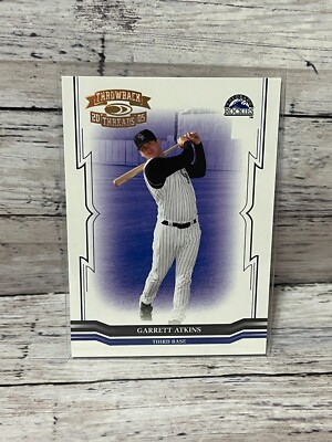 2005 Throwback Threads (#'d/100) Gold - #257 Garrett Atkins