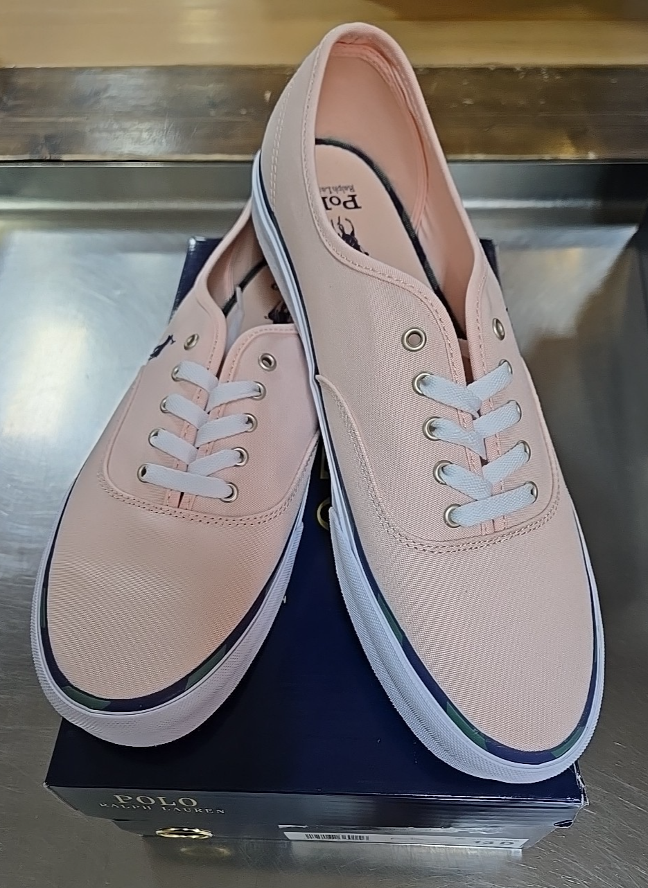 POLO RALPH LAUREN Keaton PONY SK LTL SNEAKERS UOMO COLORE ROSA TAGLIA 13D NUOVE CON SCATOLA