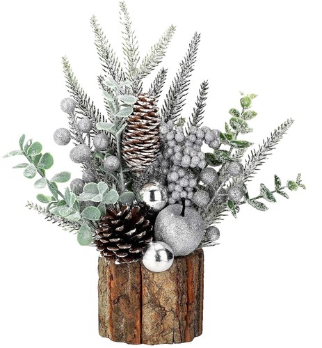 37 petites figurines de Noël en cristal facetté