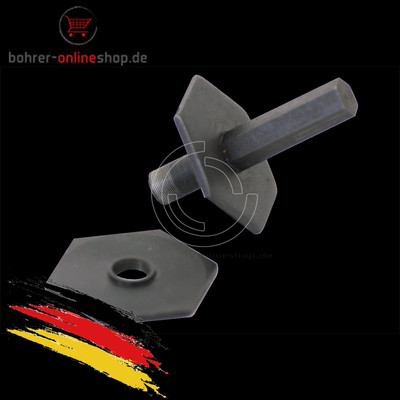 Hexagonal shaft adapter for milling cutters and saws  (4051435048064)
