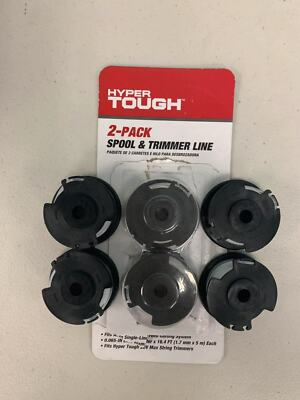 #ad Hyper Tough 6 Pack Spool amp; Trimmer Line model HT19 401 003 06 amp; HT19 401 003 07 $12.99