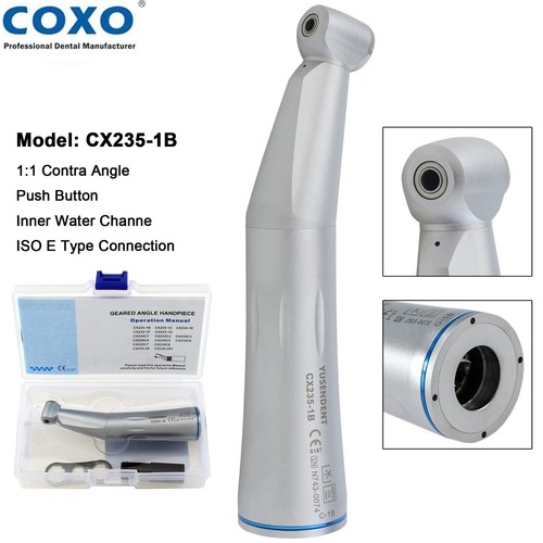 COXO BEING Dental Contraángulo Recto Pieza de Mano Motor de Aire 4 Agujeros Baja Velocidad NSK - Imagen 6 de 127