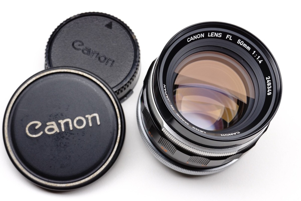 Canon 50mm f1.4 II FL Lens With Caps | eBay