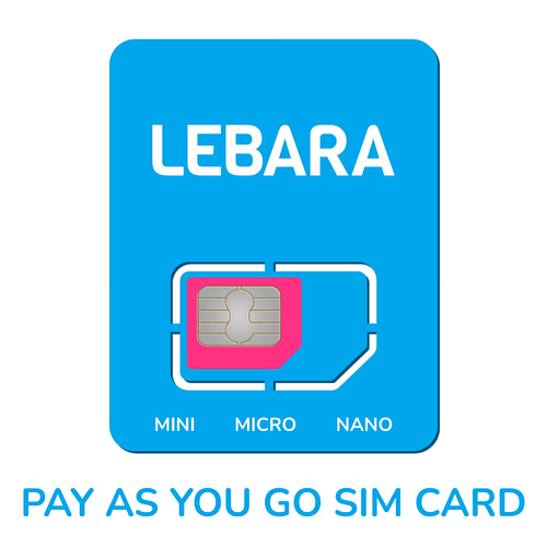 Lebara Mobile PAYG Sim Card Pay As You Go 4G 5G - 第 1/3 張圖片