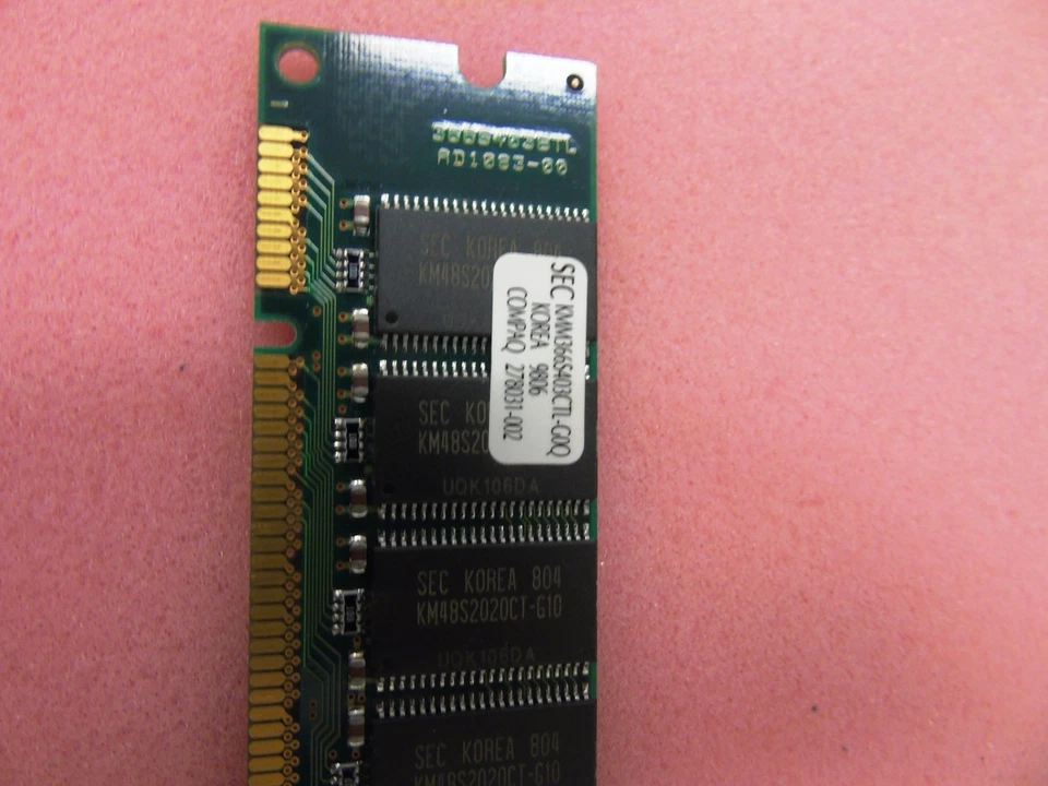 Compaq Presario 4860 Desktop 32MB DIMM Memory - 278031-002 KMM366S403CTL-G0Q - Image 3 of 4