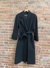Vintage Nordstrom Gallery Women’s Coat, Sz 4, Black 100% Camel Hair, Usa 80’s