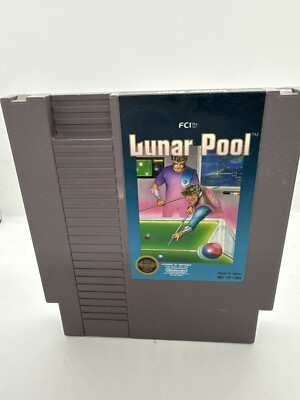 Lunar Pool (Nintendo Entertainment System, 1987) Authentic Tested And Works