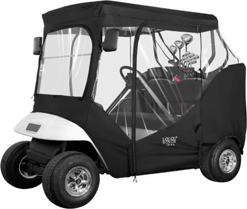 Golf Cart Enclosure 2 Passenger for EZGO TXT RXV Waterproof Driving Rain Cover - Picture 8 of 8