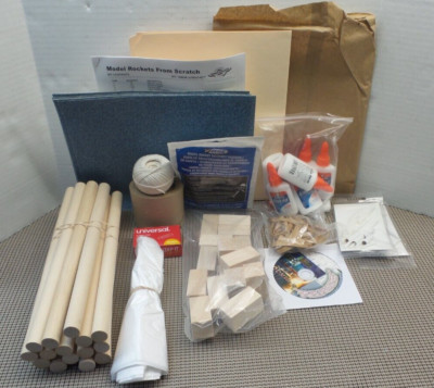 Ward's Science Model Rockets From Scratch Kit | Makes 15 Rockets | New