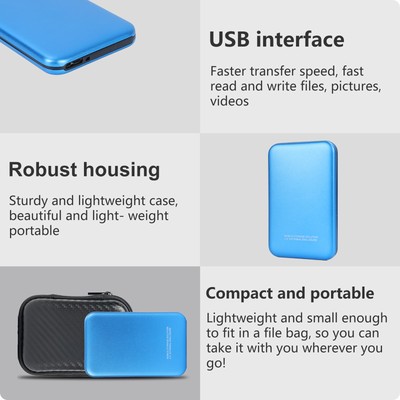 6/8/10/12TB Hard Drive High-Speed USB 3.0 Interface Compact  